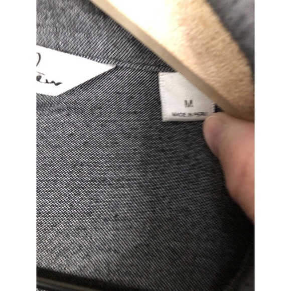 Travis Mathew Long Sleeve Button Front Shirt Mens Medium Gray Srixon Cleveland - Picture 5 of 8